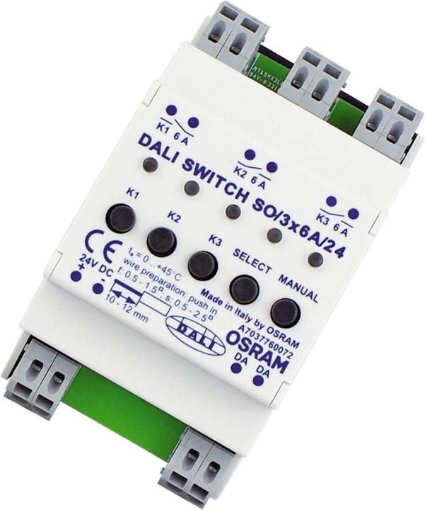 Produktbild Osram DALI SWITCH SO - 0 - 45 °C - 54 mm - 96 mm - 62 mm - 169,53 g