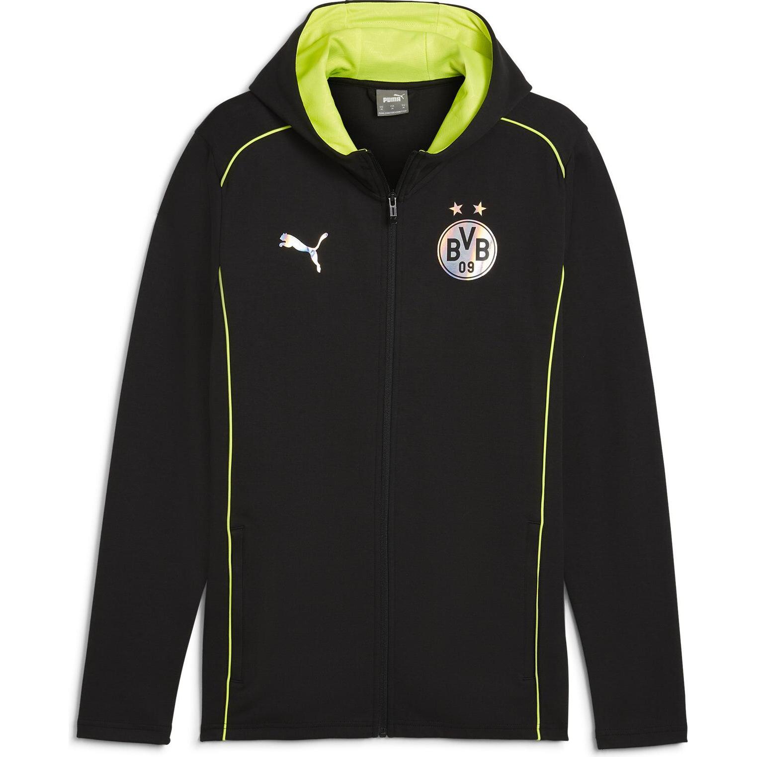 Puma, Herren, Laufjacke, BVB Esports Jacket (3XL), Schwarz, 3XL