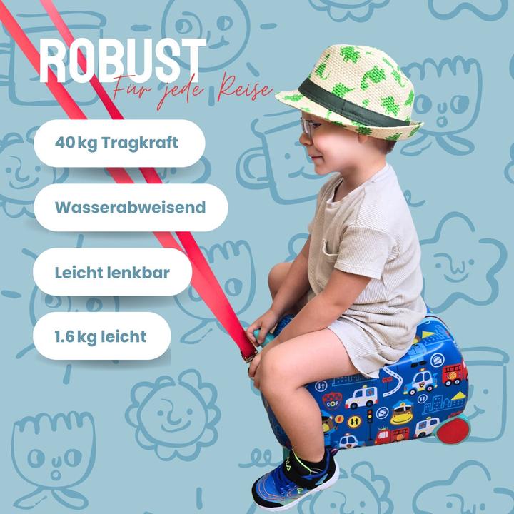 Immagine prodotto Hermex Kinderkoffer Hartschalenkoffer Reisegepäck Kindertrolley Koffer (18 l)