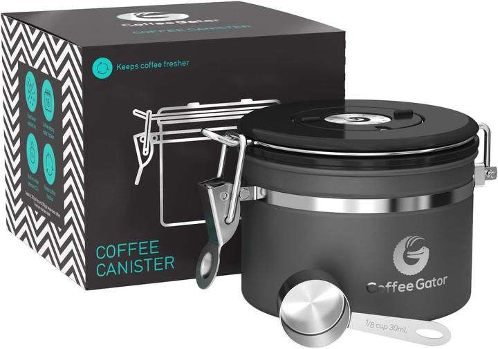 Coffee Gator Kaffeedose mit Datumsverfolgung und Ventil (0.90 l)