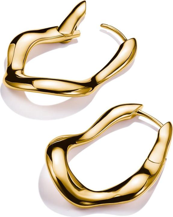 Produktbild Thomas Sabo Creolen gross Natural Beauty vergoldet (Silber 925)