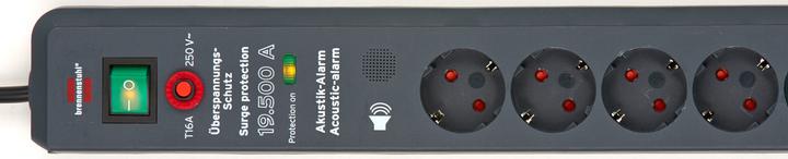 Actual product image Brennenstuhl Secure-Tec 19.5KA (6 x, CEE 7/5, 3 m)