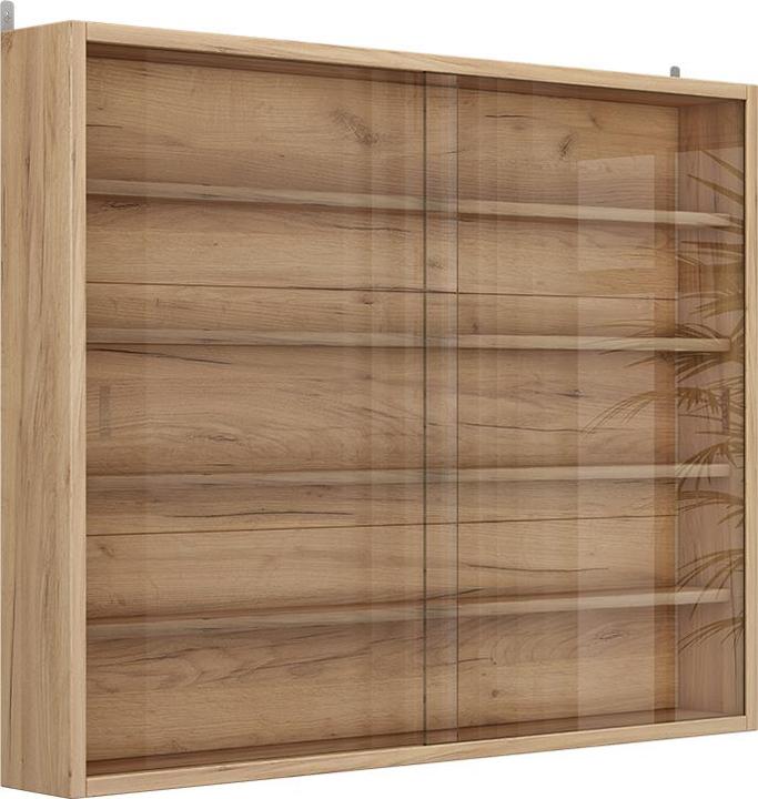 Vichy Wandvitrine Clario, Sonoma, mit 4 Einlegeböden