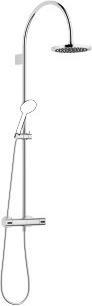 Dornbracht Showerpipe mit Brause-Thermostat, ohne Handbrause, Ausladung Standbrause 420 mm