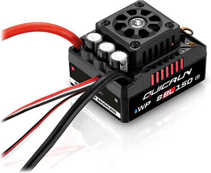 Actual product image Hobbywing QuicRun WP8BL150 G2 Brushless ESC 150A 3-6s for 1/8th scale