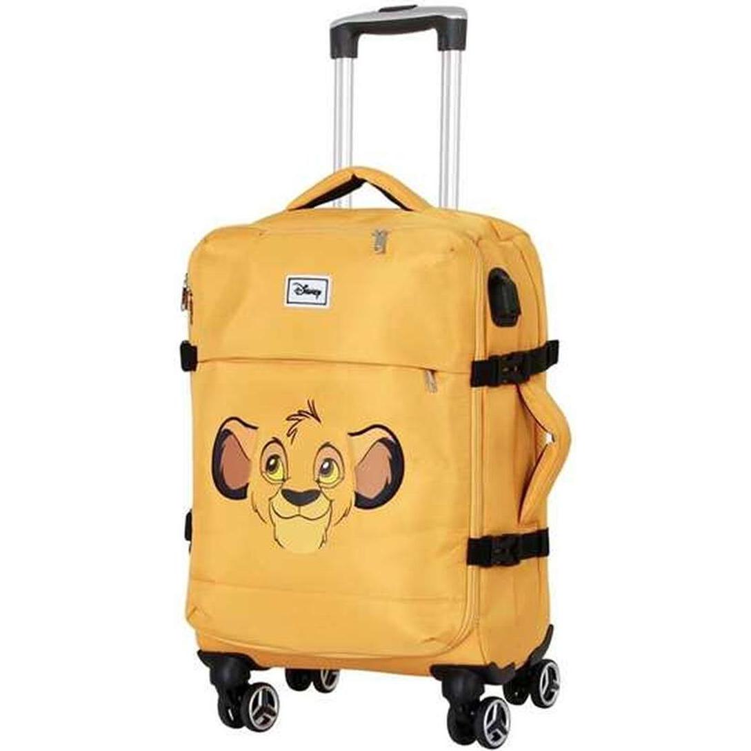 Karactermania, Koffer, 4-Wheel Cabin Suitcase Face, Gelb, (30 l)