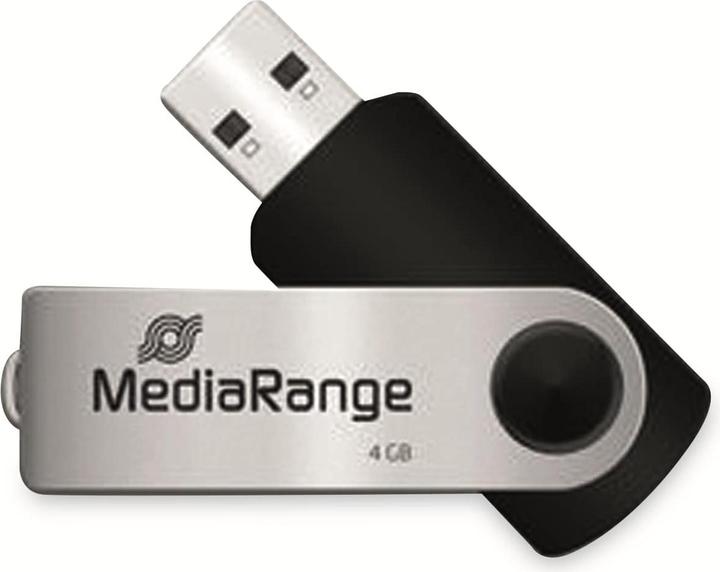 Image du produit MediaRange Lecteur flash (4 Go, Micro USB, USB-A, USB 2.0)