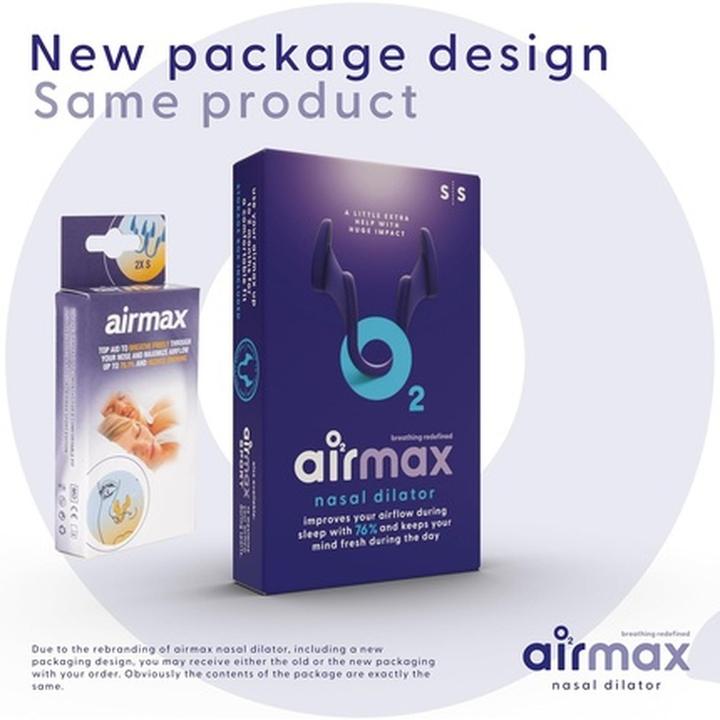 Actual product image Airmax Nasal dilator snore stopper