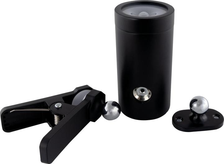 Image du produit REV Lampe clip LED rechargeable avec interrupteur, noir 2014100400 (180 lm)