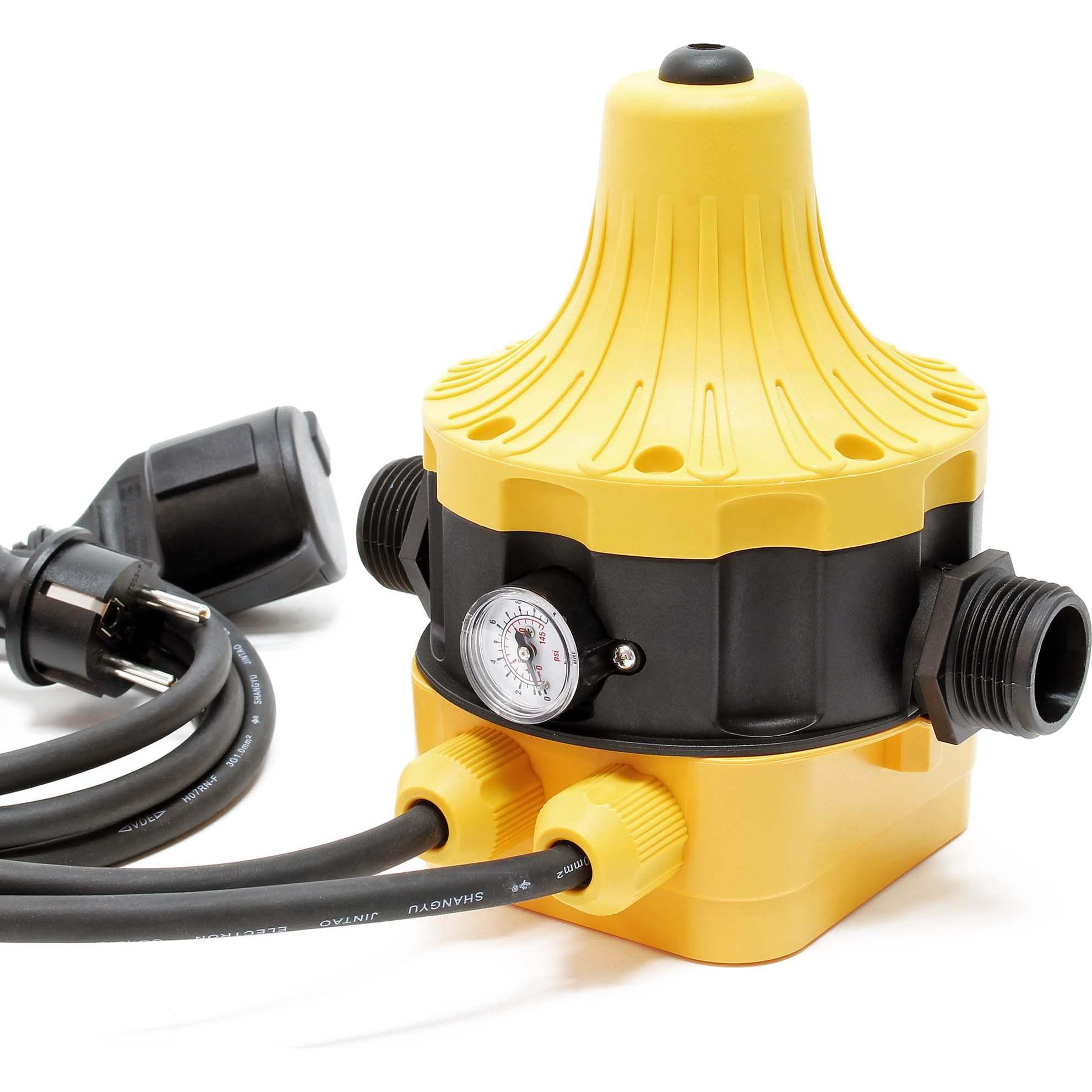 Thumbnail - Wiltec, Wasserpumpe, Druckschalter Kabel EPC-5 230V 1-phasig Pumpensteuerung Hauswasserwerk (Hauswasserpumpe)
