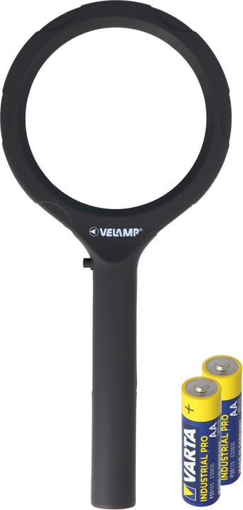 Immagine prodotto Velamp Lente d'ingrandimento con illuminazione a LED e ingrandimento 3x, batterie incluse