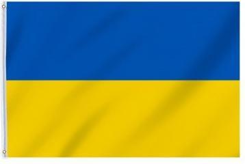 Produktbild Chaks Grosse Fahne aus Stoff Ukraine