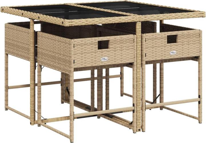 Produktbild vidaXL Garten Essgruppe (110 x 106 x 73 cm)