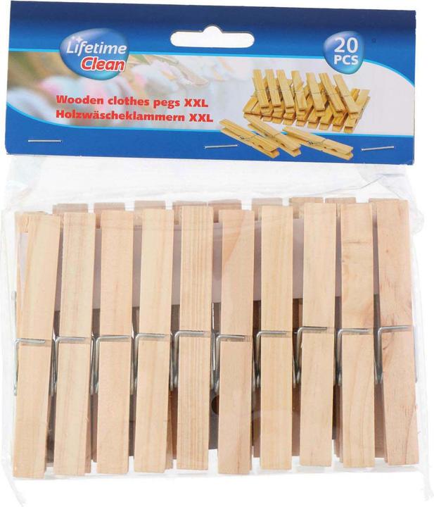 Produktbild Lifetime Clean Clothespins XXL, 20st.