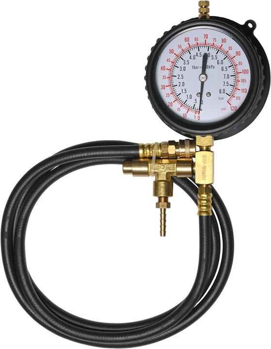 Actual product image SW-Stahl Pressure Gauge With Hose
