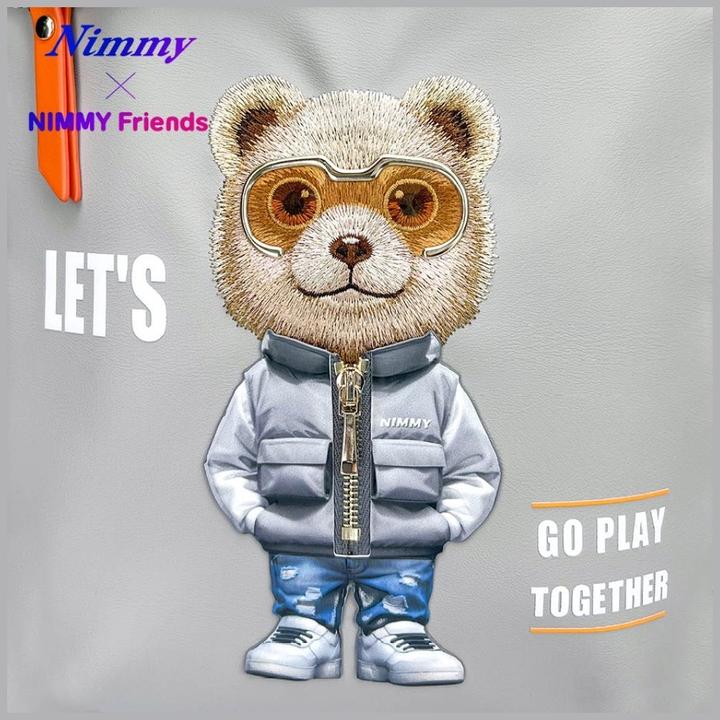 Immagine prodotto Nimmy Cool&Cute 2.0 Bear laptop backpack grey