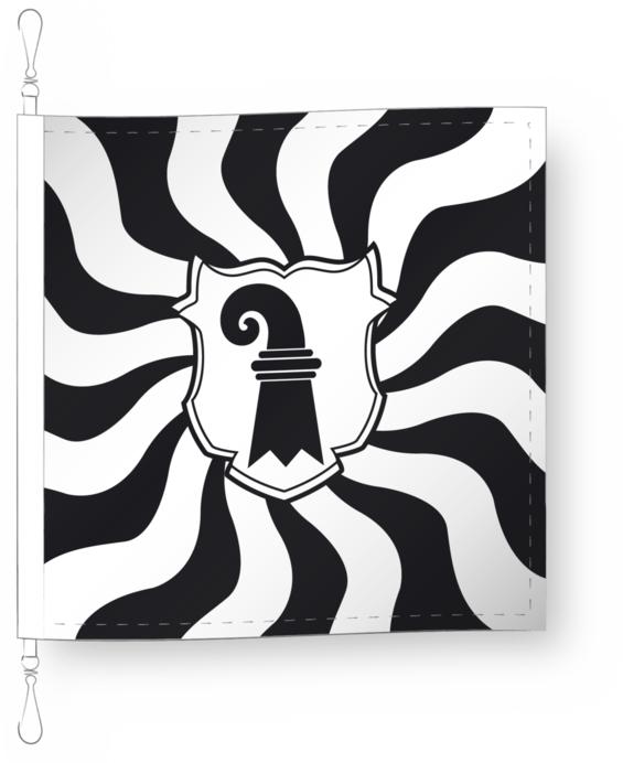 Actual product image Alpenfahnen Basel city (50 x 50 cm)