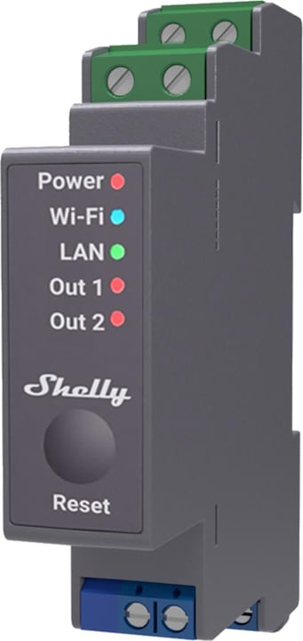 Immagine prodotto Shelly Pro 2 (Attuatore dell'interruttore)