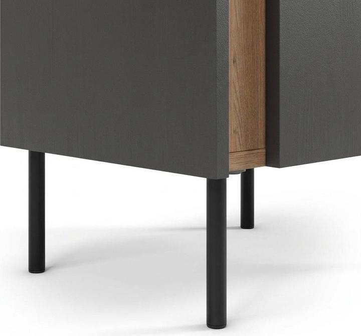 Charcoal, Natural Oak