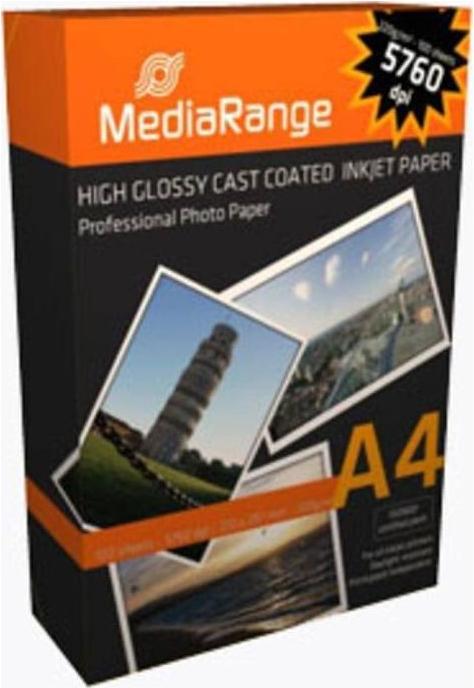 Produktbild MediaRange Hochglänzend (220 g/m², A4, 100 x)