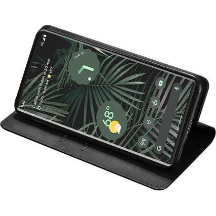 Thumbnail - Cover-Discount Vintage Flip Case (Google Pixel 6 Pro), Smartphone Hülle, Schwarz