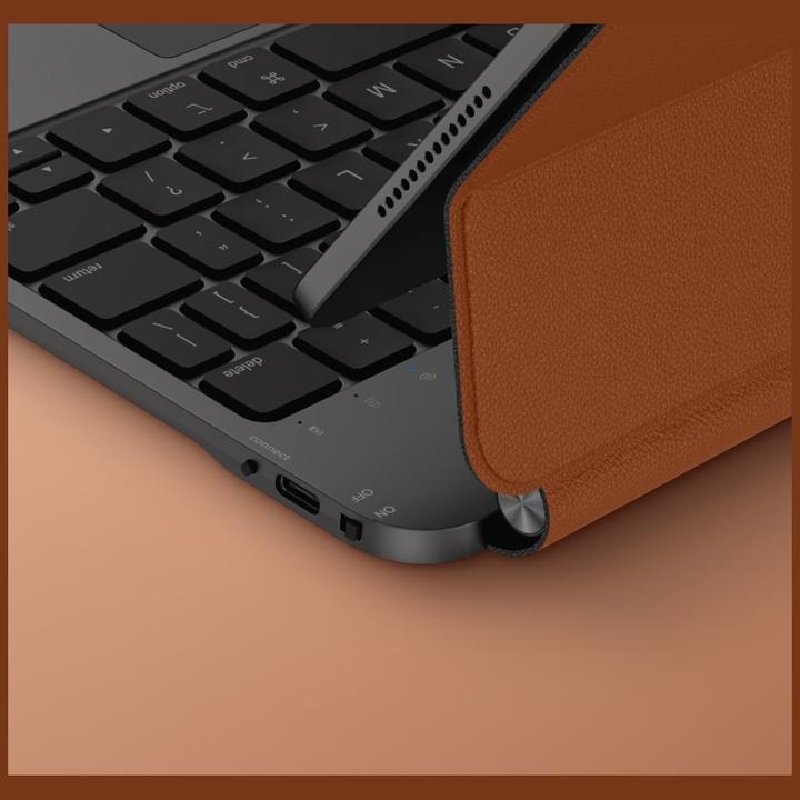 Actual product image Uniq Case Venno Pro Magnetic Smart with keyboard for iPad Pro 11" M4 (2024) caramel (US, Apple iPad Pro 11 2024, Apple iPad Pro 11 2025)