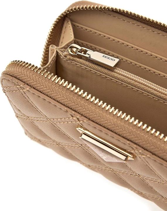 Produktbild Guess Giully Medium Zip Around Dames Portemonnee - Beige