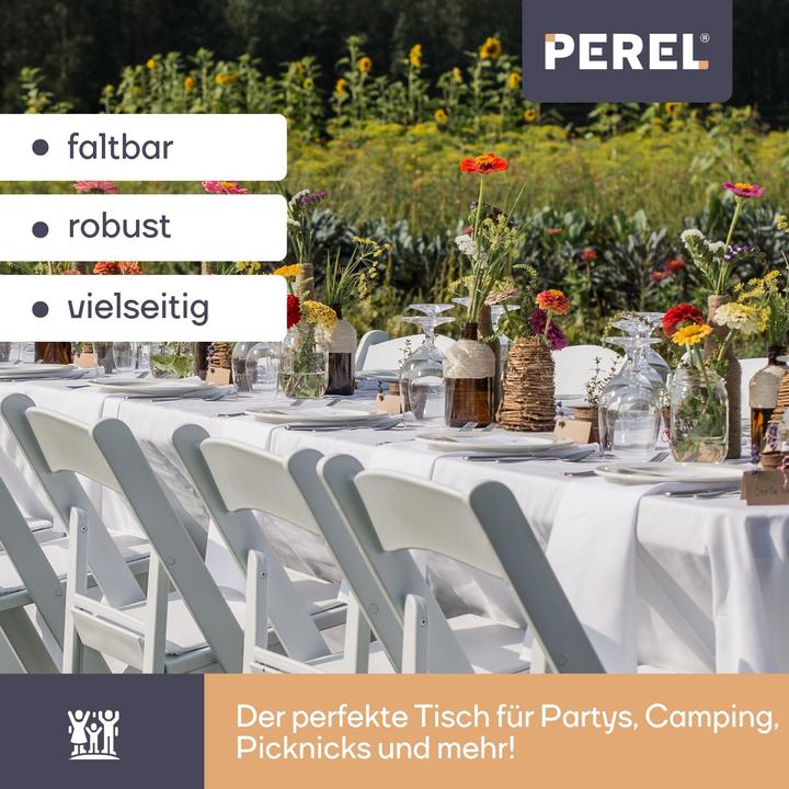 Produktbild Perel Klapptisch RattanOptik