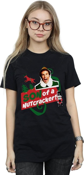 Produktbild Elf Son Of A Nutcracker Boyfriend Fit TShirt (XL)