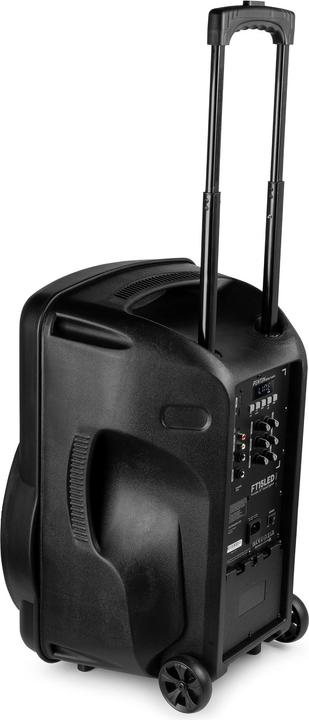 Actual product image Fenton Speaker Bluetooth - FT15LED MK2 karaoke box met LEDâ€™s, accu en microfoon - Voor (Active, 1x 800 W)