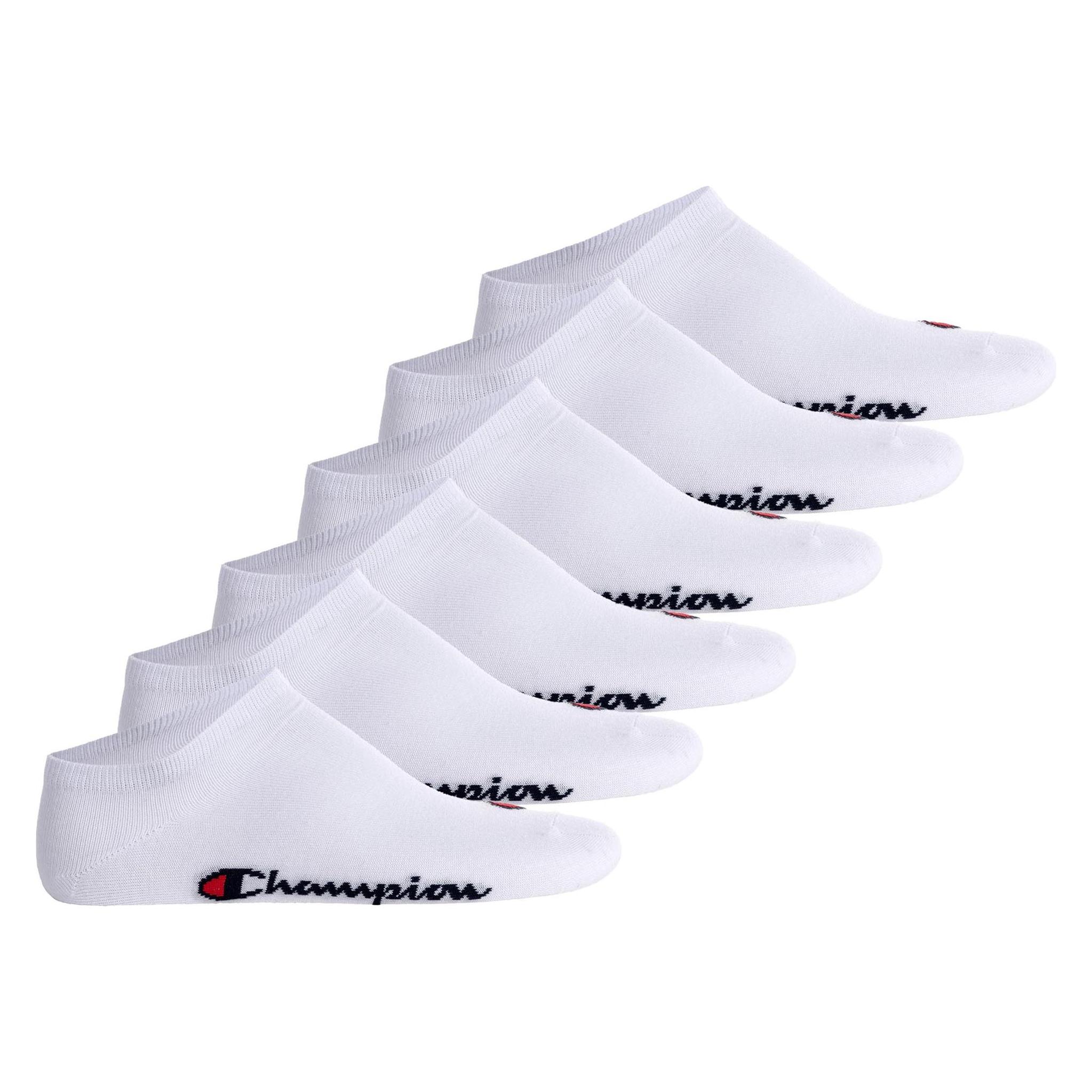 Champion, Unisex, Socken, U20102, Weiss, (6er Pack, 43 - 46)