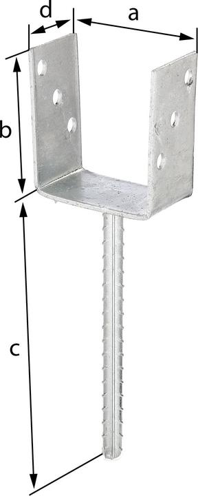 Produktbild GAH U-Pfostenträger (1 Stk.)