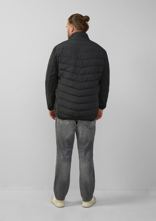 Produktbild S.Oliver Outdoor-Jacke Materialmix-Jacke mit sportiven Kontrastdetails (3XL)