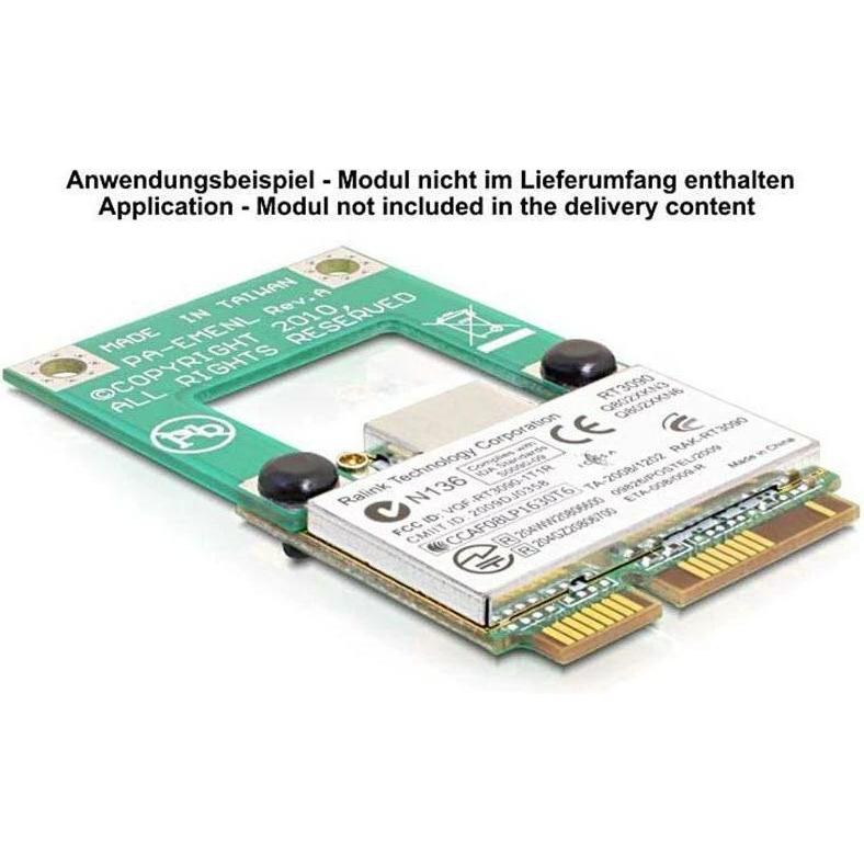 Thumbnail - Delock Konverter Mini PCI Express, SSD + Festplatte Zubehör