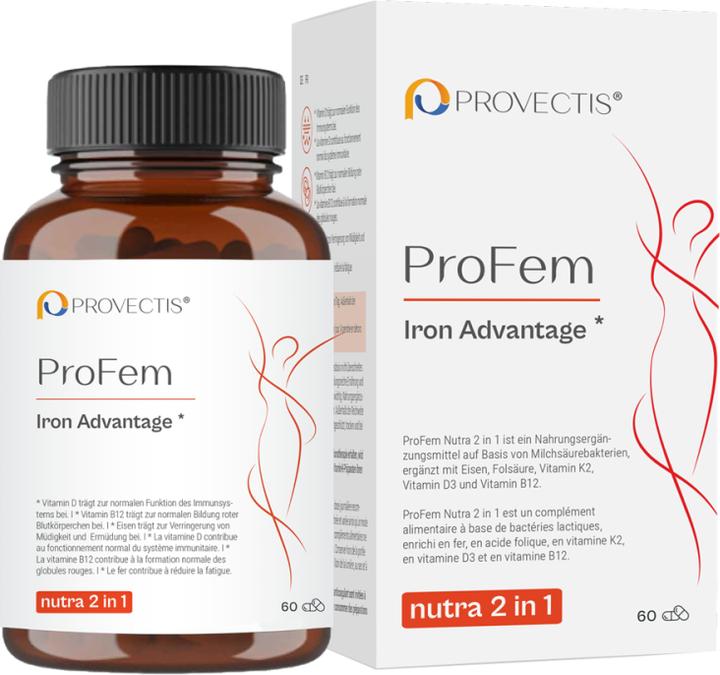 Produktbild Provectis Nutra 2 in 1 ProFem Kapseln Flasche 60 Stk (60 Stück, Kapseln)