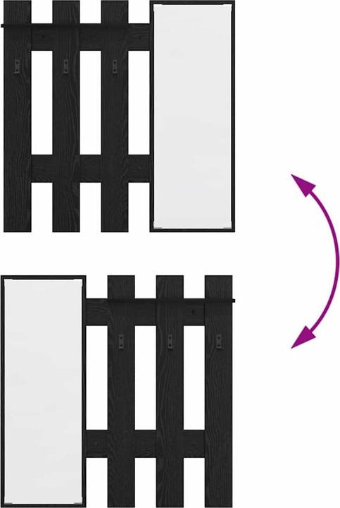 Actual product image vidaXL Garderobe zur Aufbewahrung
