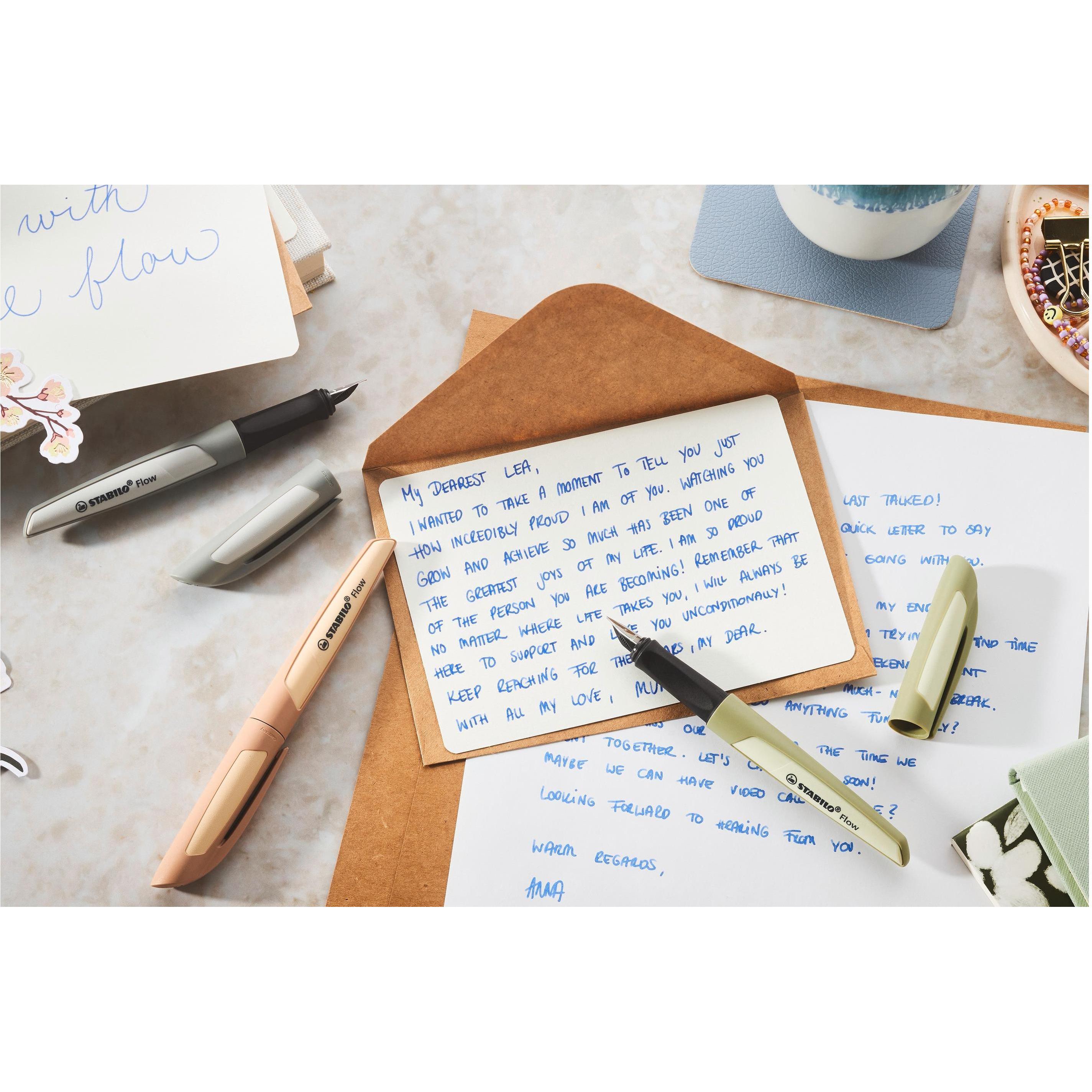 Thumbnail - STABILO, Schreibstifte, Flow Füller Monochrom (Khaki, 1 x)