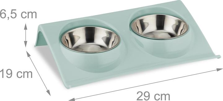 Image du produit Relaxdays 2x double gamelle (0.15 l)