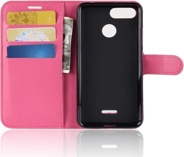 Actual product image MU Classic Litchi Leather Bookcover Series (Xiaomi Redmi 6)