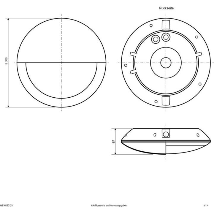 Thumbnail - EVN, Fassadenbeleuchtung, LED Wandanbau ws IP66/AC WE30180125176-260V/DC 9,5/13/18,5W -600-1150lm (1150 lm, IP66)