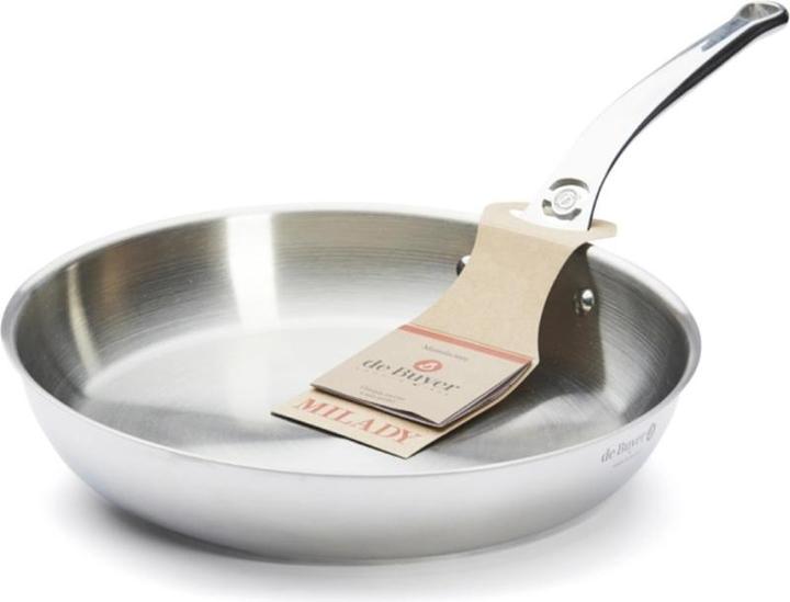 Immagine prodotto de Buyer Milady (Padella per friggere, Acciaio inossidabile, 24 x 4.80 cm)