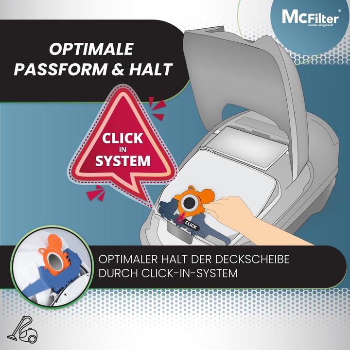 Produktbild Mc Filter 20 x Staubsaugerbeutel (20x)