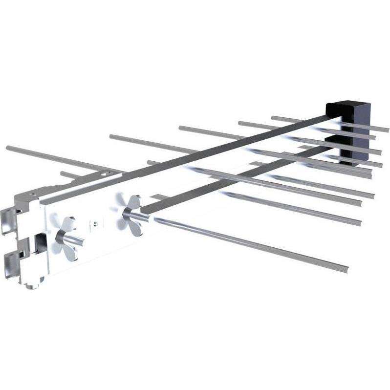 Strong SRT ANT 100 (Flachantenne, 18 dB, DVB-T / -T2), SAT Spiegel + SAT Antennen, Silber