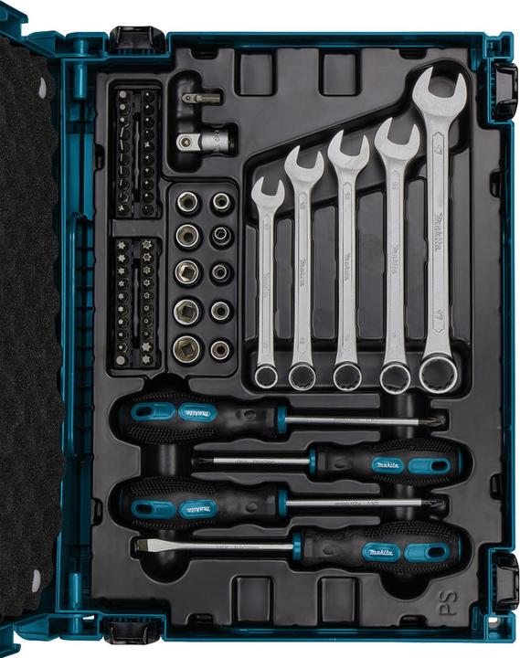 Productafbeelding Makita Handgereedschapsset, 87 stuks incl. MakPac (87 onderdelen)
