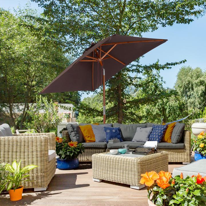 Produktbild Outsunny Sonnenschirm knickbar (1.50 m)