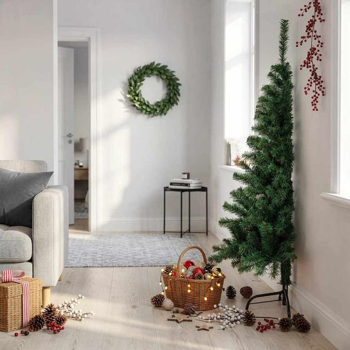 Produktbild vidaXL künstlicher halber Weihnachtsbaum (150 cm)