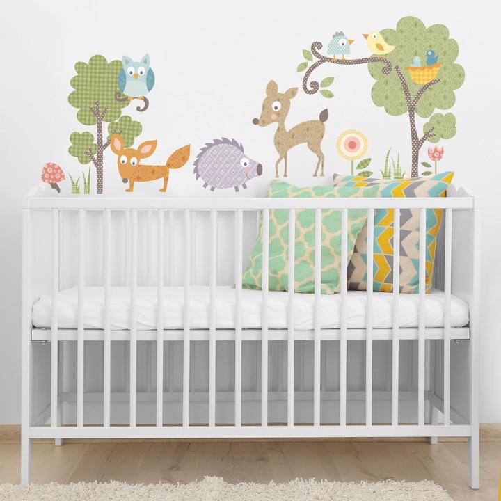 Produktbild Roommates RM - Waldtiere 2 (25.47 x 25.44 cm)
