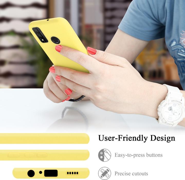 Actual product image Cadorabo TPU Liquid Silicone Case Cover for Huawei P SMART 2020 (Huawei P Smart (2020))