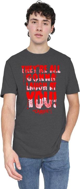 Produktbild Carrie Laugh At You TShirt meliert (S)