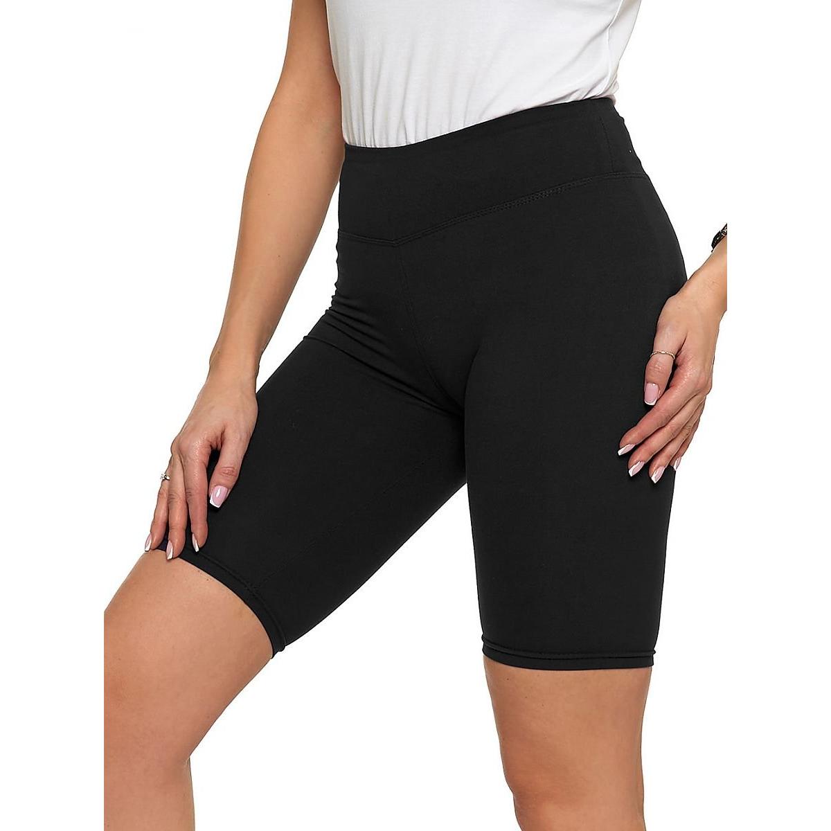 Moraj, Damen, Tights, Kurze Leggings (L, XL), Schwarz, L, XL